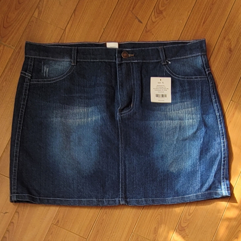 NEW Mini Denim Skirt (Adult Medium fit)
